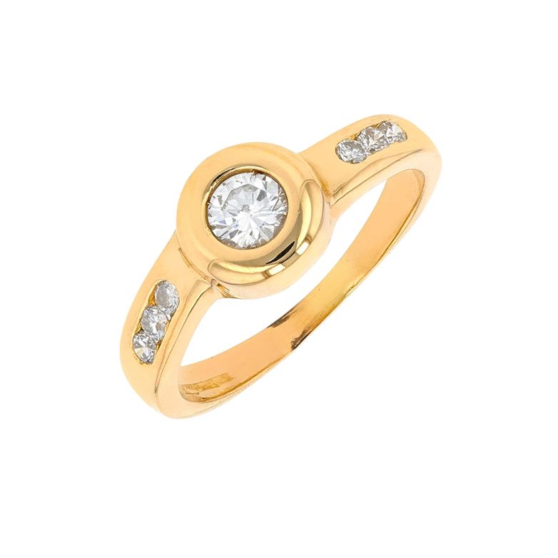 Acheter Bague diamants 0.42 carat or jaune 4.27g Comme neuf - 1450,00 € Bague diamants 0.42 carat or jaune 4.27g Comme neuf - reconditionné disponible sur Gemme Les Bijoux